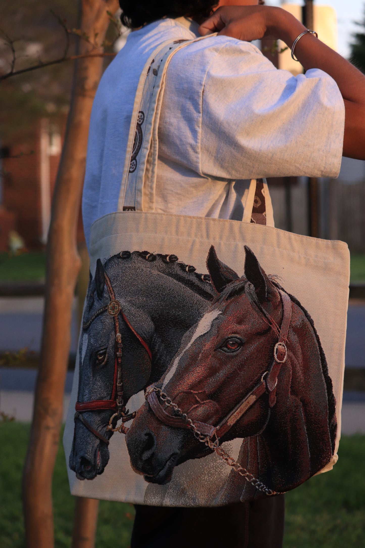 Horse tote bag