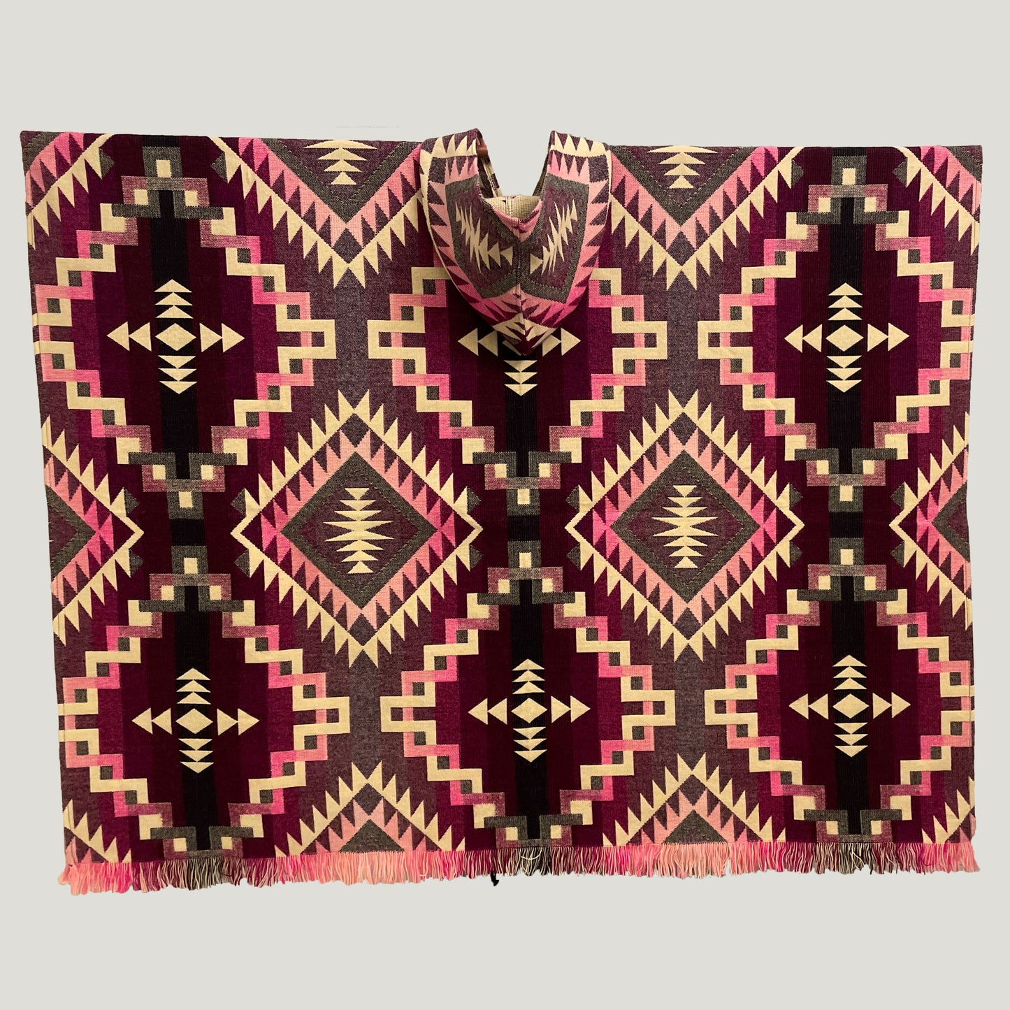 Infinity Chakana Pattern Poncho