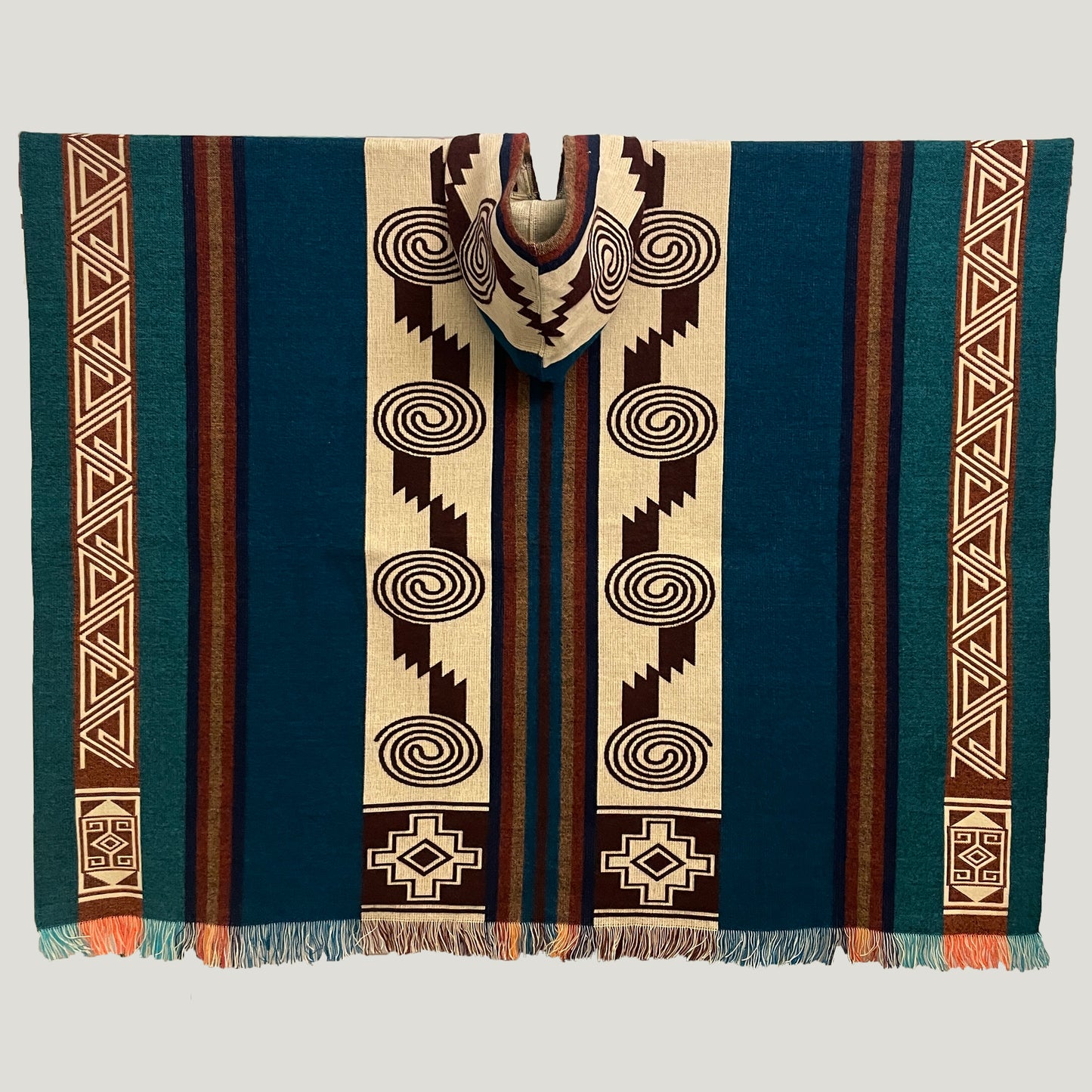 Spiral/Triangle Pattern Poncho