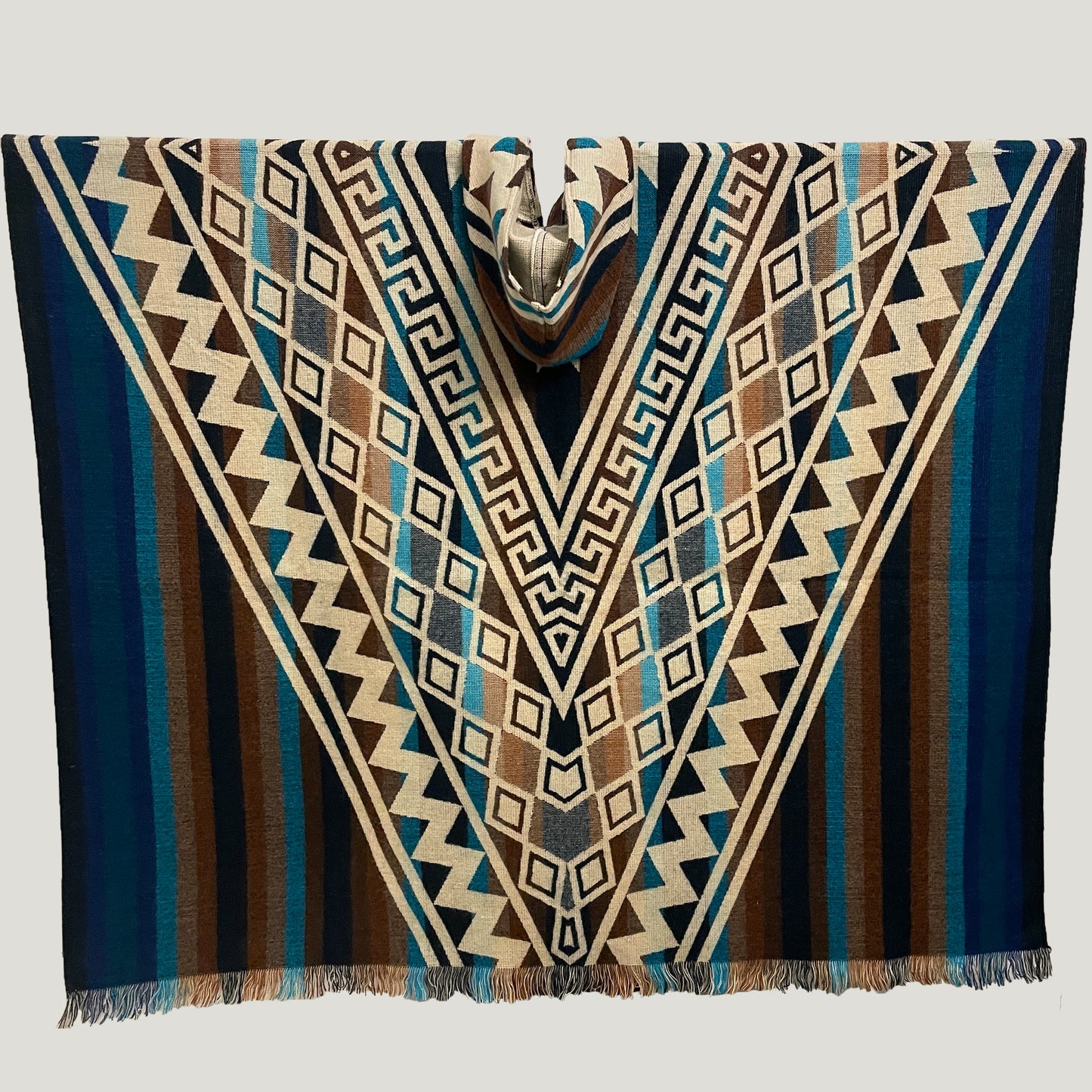 V-Shape Pattern Poncho