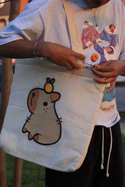 Capybara tote bag