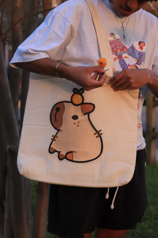 Capybara tote bag