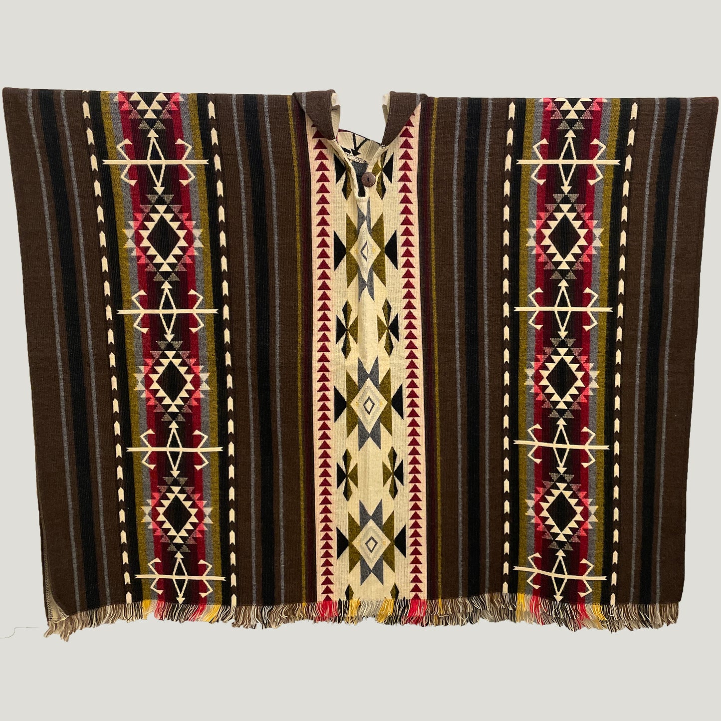 Andean Rhombus Pattern Poncho