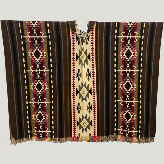 Andean Rhombus Pattern Poncho
