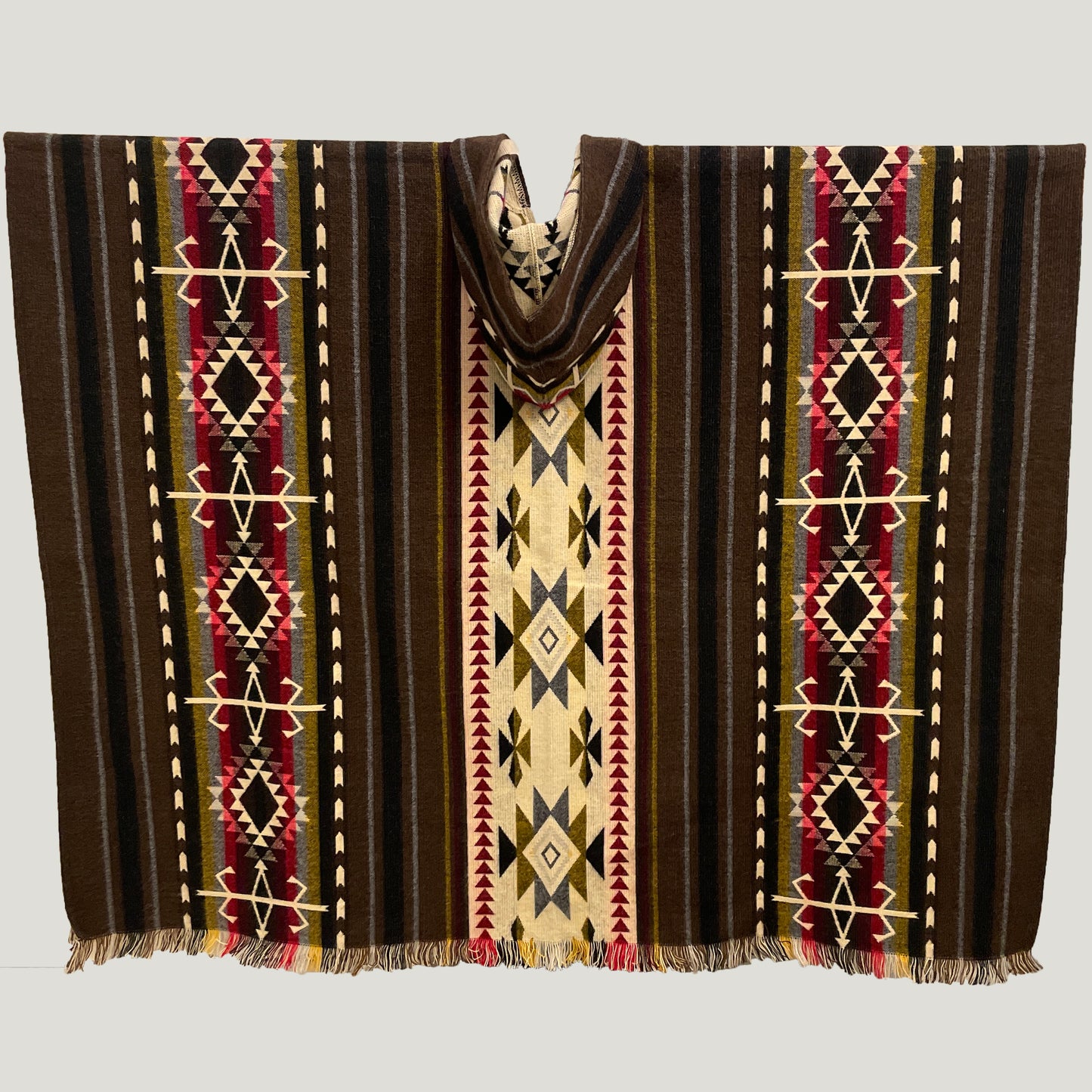 Andean Rhombus Pattern Poncho