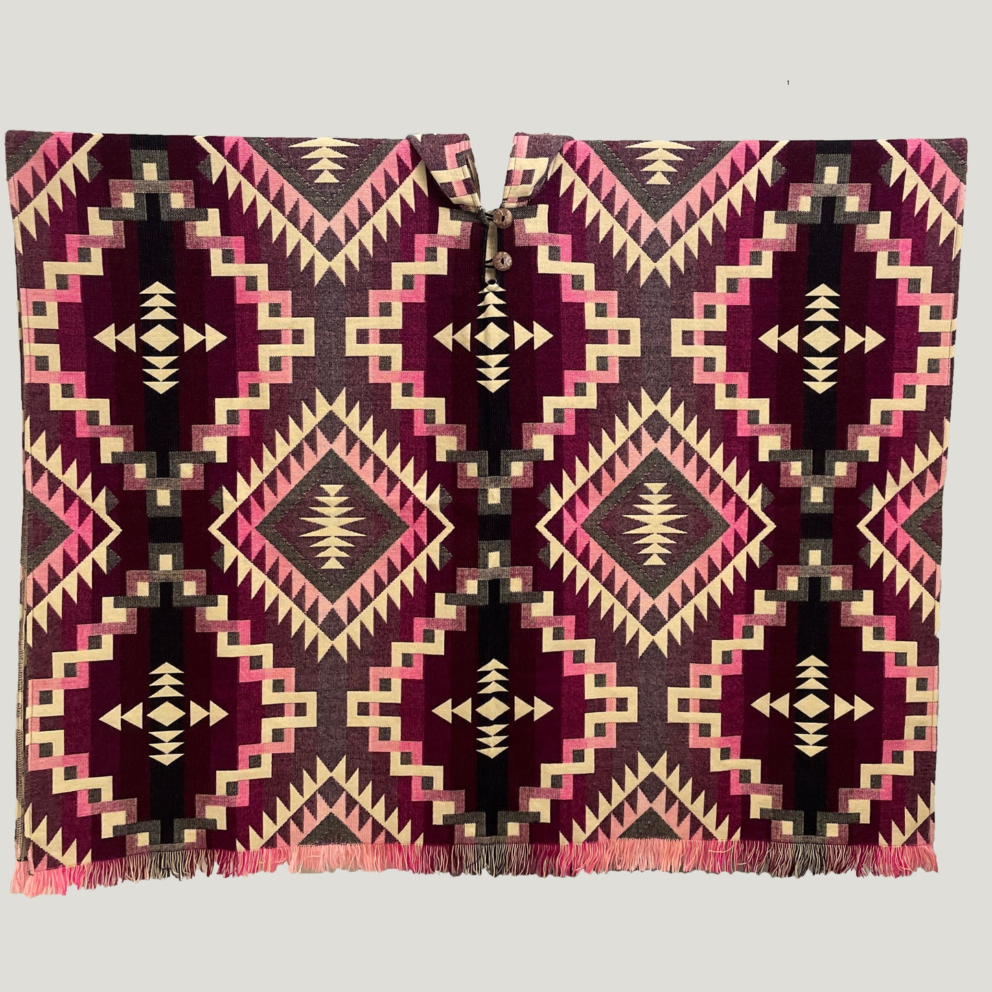 Infinity Chakana Pattern Poncho
