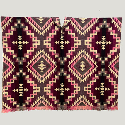 Infinity Chakana Pattern Poncho