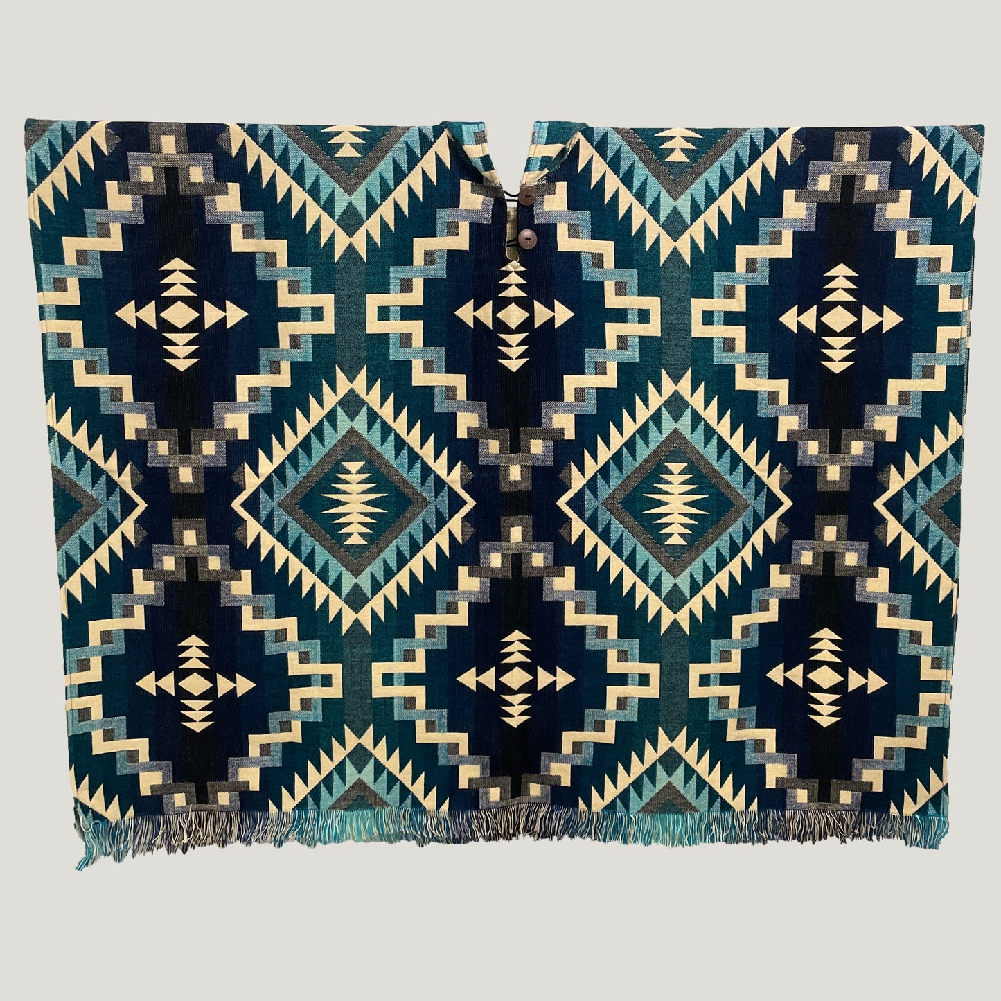 Infinity Chakana Pattern Poncho