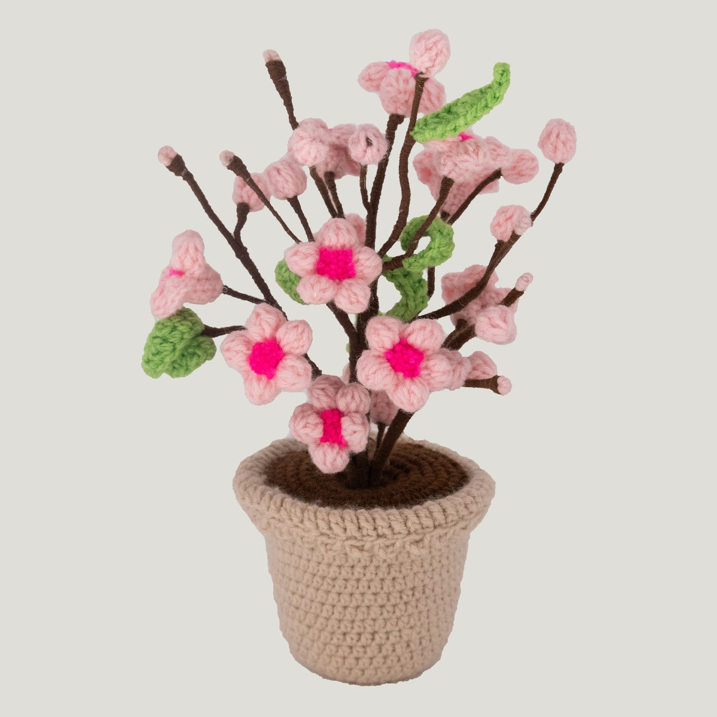 Crochet Cherry Blossom Pot V3