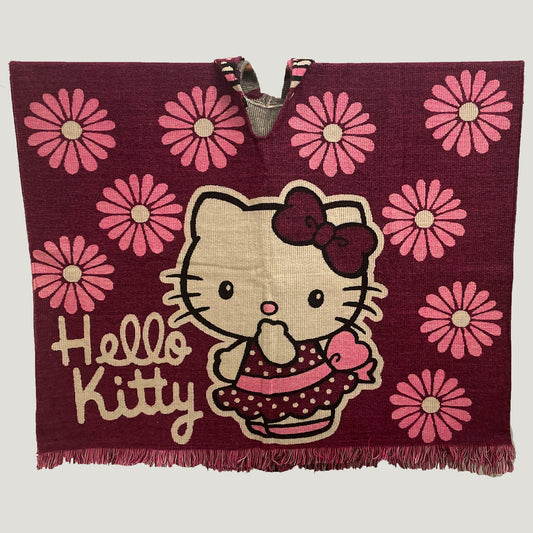Hello Kitty Flower Poncho