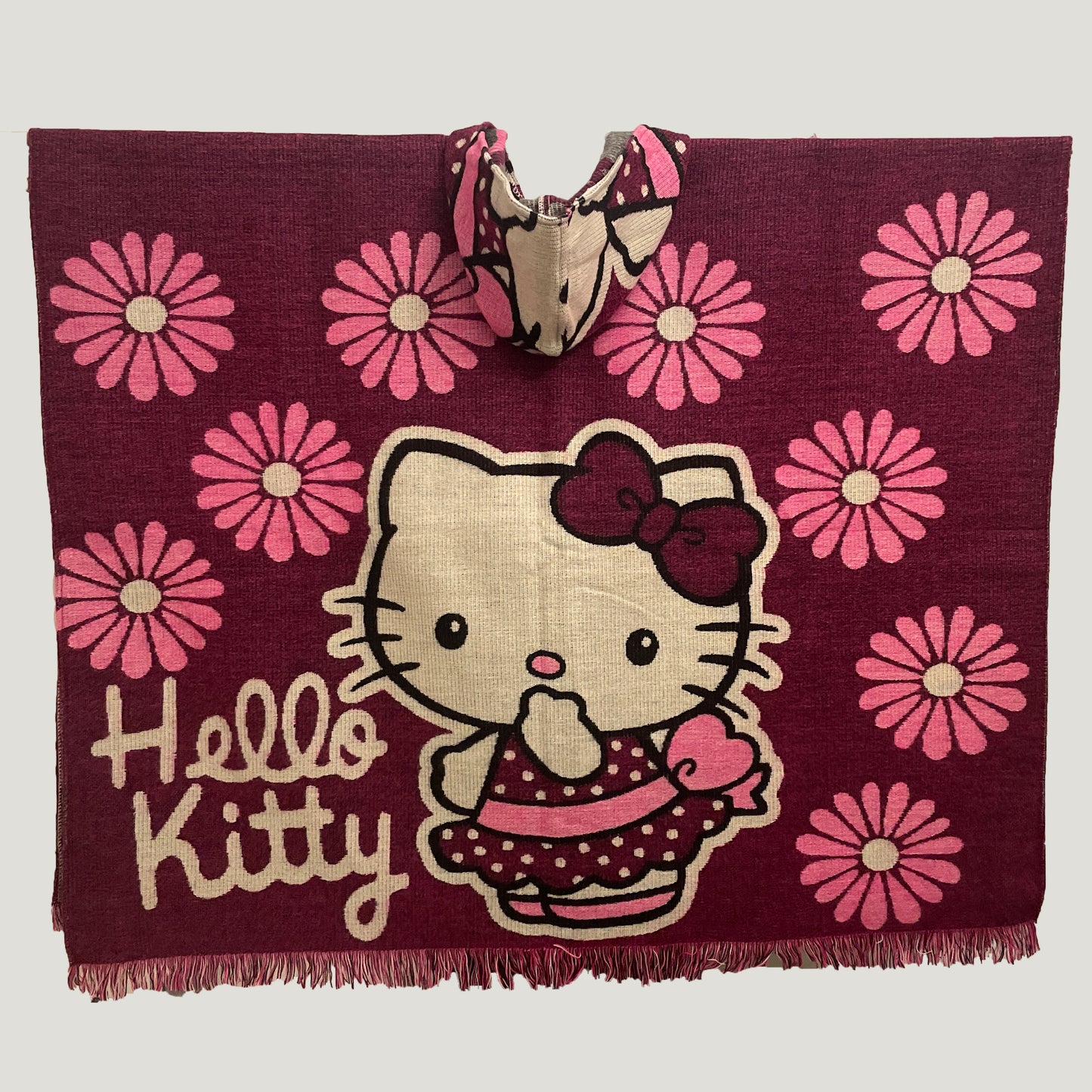 Hello Kitty Flower Poncho