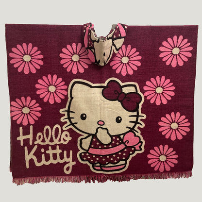 Hello Kitty Flower Poncho