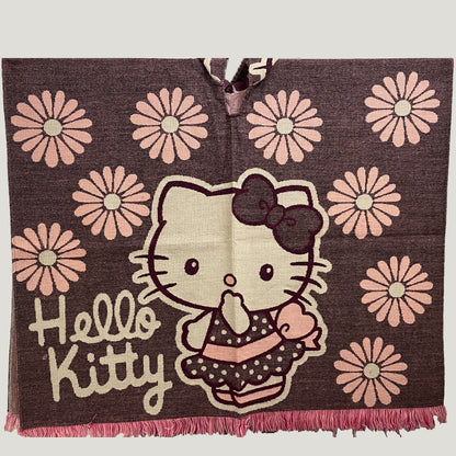 Hello Kitty Flower Poncho