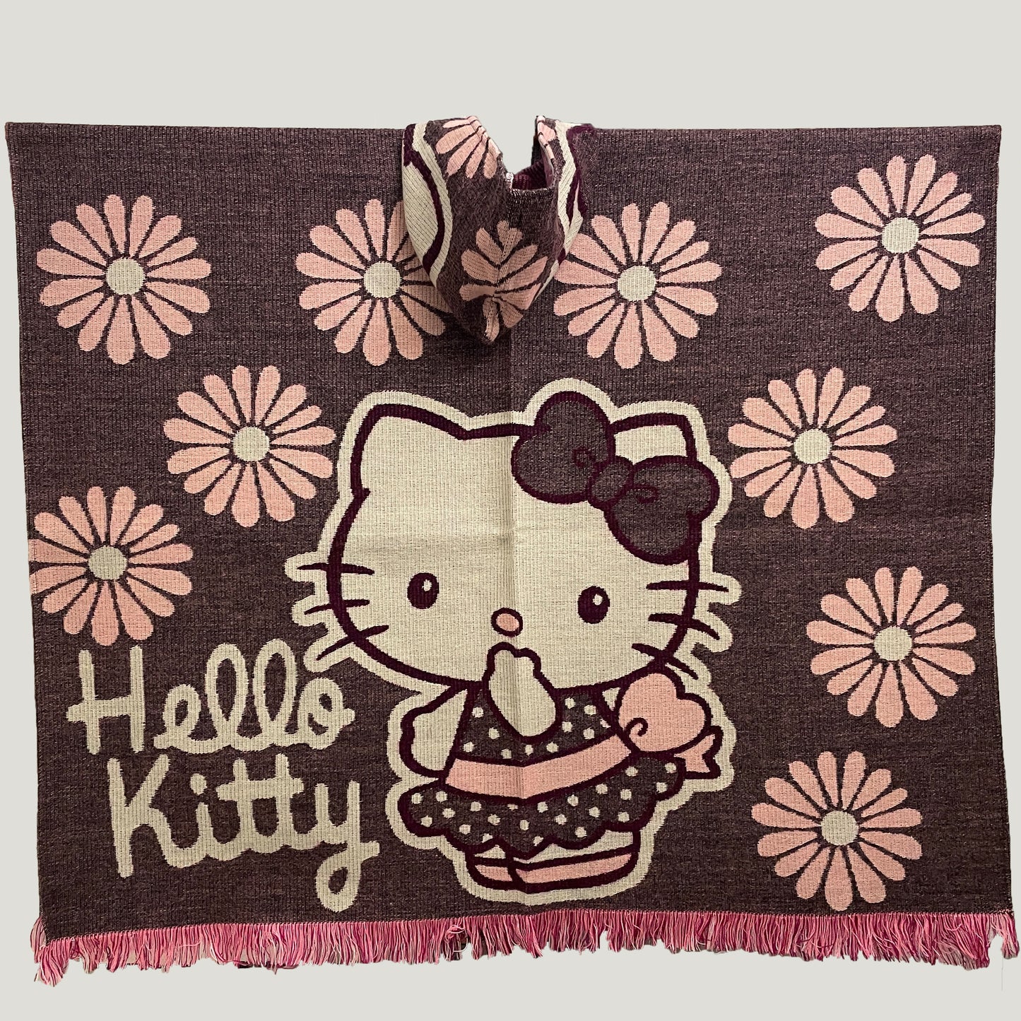 Hello Kitty Flower Poncho