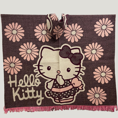 Hello Kitty Flower Poncho