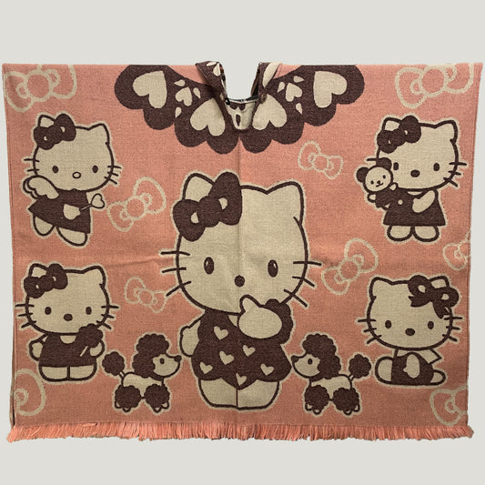 Soft Pink Hello Kitty Poncho
