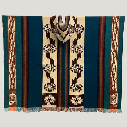 Spiral/Triangle Pattern Poncho