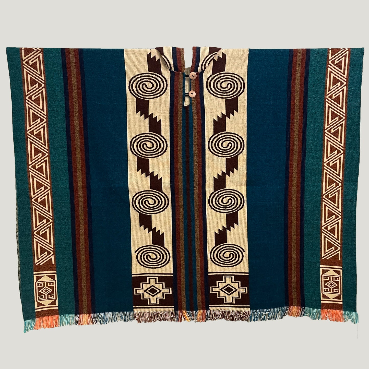 Spiral/Triangle Pattern Poncho